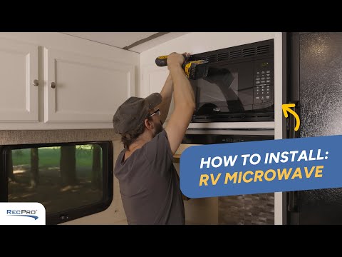 Travel Trailer Microwave Installation Made EASY by RecPro