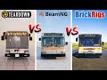Teardown BUS Vs BeamNG BUS Vs Brick Rigs BUS