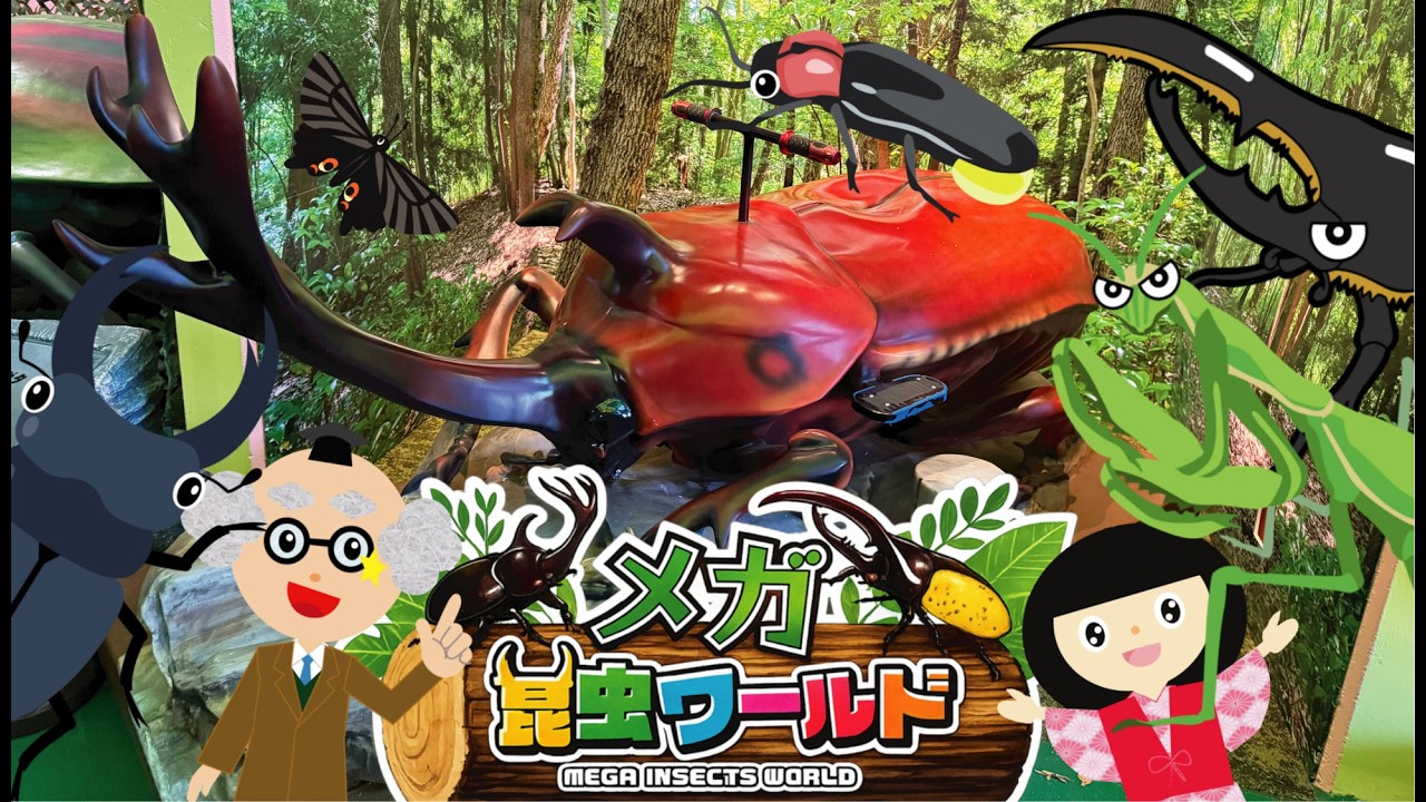 【メガ昆虫ワールド】ビックなクワガタやカブトムシに会ってきたよ！