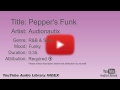 Pepper S Funk Audionautix R B Soul Funky YouTube Audio Library BGM