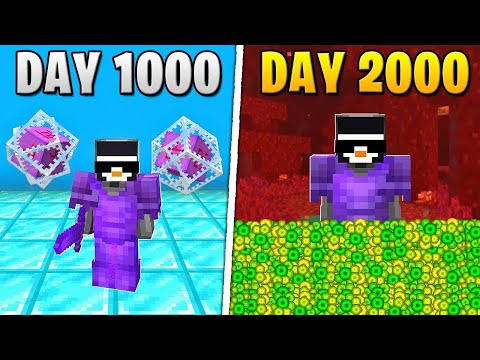 SB737+ - I Survived 2,000 Days in HARDCORE Minecraft [FULL MOVIE]