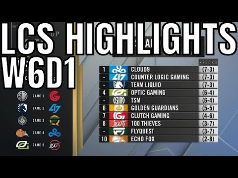 LCS Highlights ALL GAMES Week 6 Day 1 Summer 2019 League of Legends NALCS