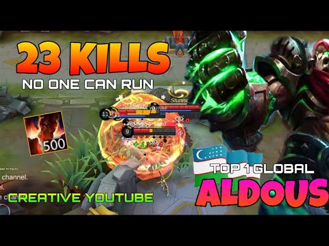 Aldous No Mercy?!Painful One Punch | Creative Youtube Top 1 Global Aldous~MLBB
