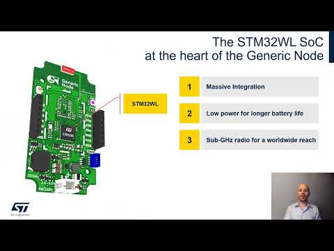 5 reasons to choose the STM32WL MCU for designing the Generic Node - Anicet Giaimo, ST
