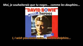 FRENCH LESSON - learn french with music ( french lyrics + english translation ) David Bowie - Heroes