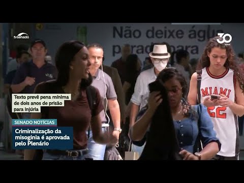 Vai à Câmara projeto que inclui misoginia entre os crime de discriminação