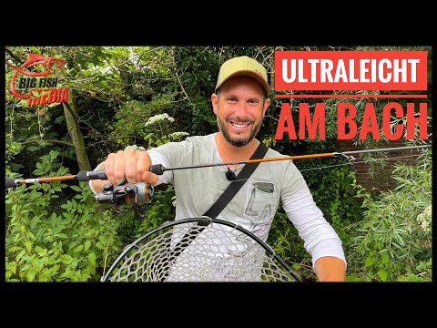 Angeln mit Christian am Bach - Ultraleicht mit Spoon und Wurm