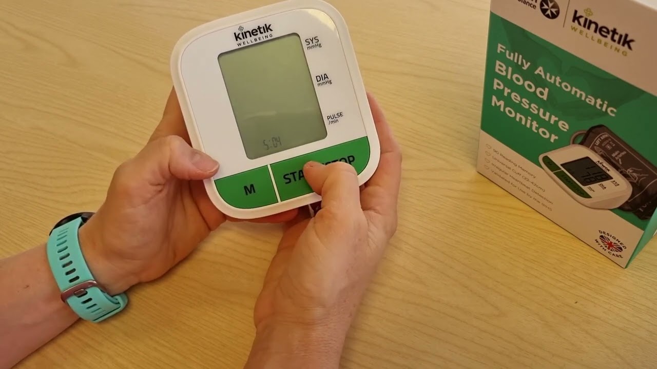 How to set up the time and date on a Blood Pressure Monitor (WBP1)