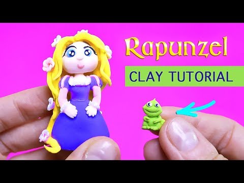 DIY RAPUNZEL How To Make Air Dry Clay Tutorial Video