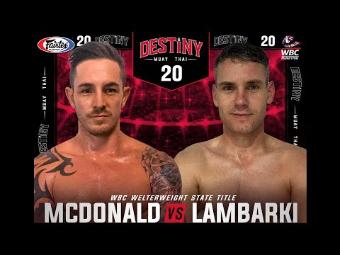 Ryan Mcdonald Vs Boum Lambarki - Destiny Muay Thai 20