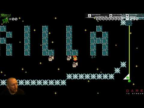 Beating 'Upside down, thrillside out' by Fritzef (Super Mario Maker 2)