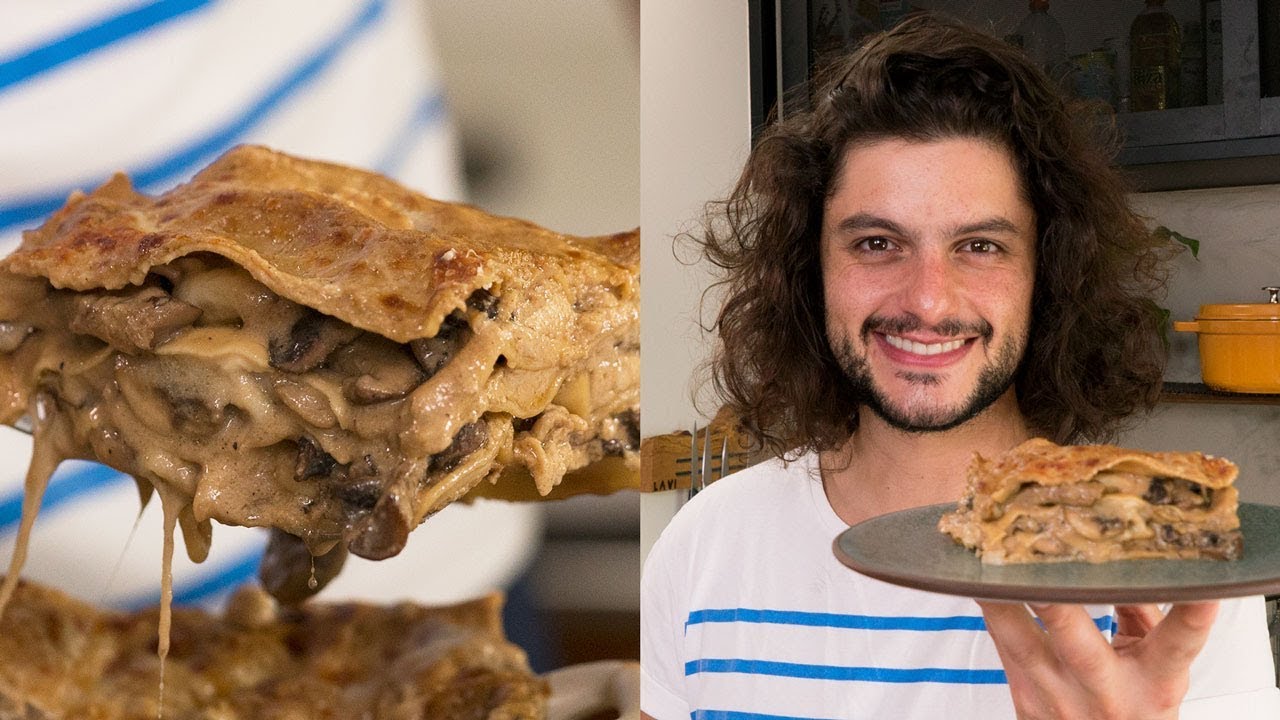 LASANHA DE COGUMELOS COM QUEIJO | Receitas | Mohamad Hindi