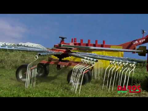 GIRORANGHINATORE SINGOLO / SINGLE ROTARY RAKE // DA ROS GREEN