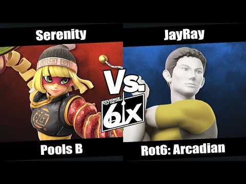 ROT6 Arcadian Pools B - Serenity (Min Min) vs JayRay (Wii Fit Trainer) SSBU Singles