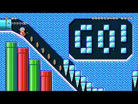 Super Mario Maker 2 - Awesome "Slide" Levels