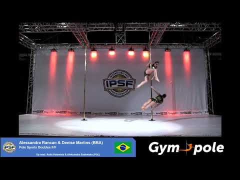 WPSC19 - Pole Sports - Senior Doubles F/F - Alessandra Rancan & Denise Martins - Brazil