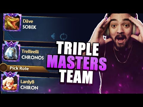 THE TRIPLE MASTERS TEAM RETURNS! - Grandmasters Ranked Joust - Smite