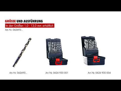 WÜRTH AT WORK – Spiralbohrer Metall Zebra MFD Speed