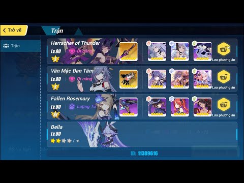 [Honkai Impact 3] SEA - Ex-Abyss Red Lotus (D371) - BKE 620pts - HT AE FR Bella 2*