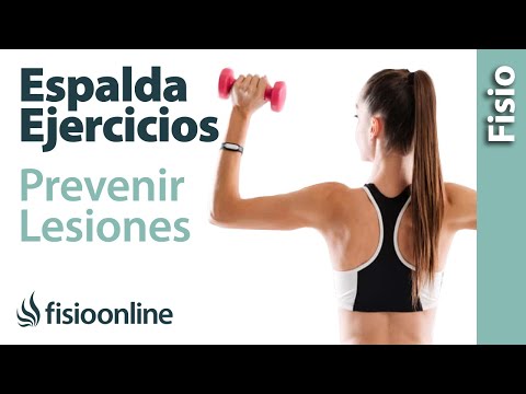 Tabla de ejercicios de espalda para estirar y relajar lumbares y dorsales