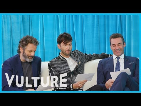 Jon Hamm, David Tennant, Michael Sheen Perform Dueling Hamlets