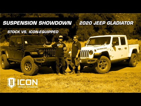 2020 Jeep Gladiator ICON Suspension Showdown