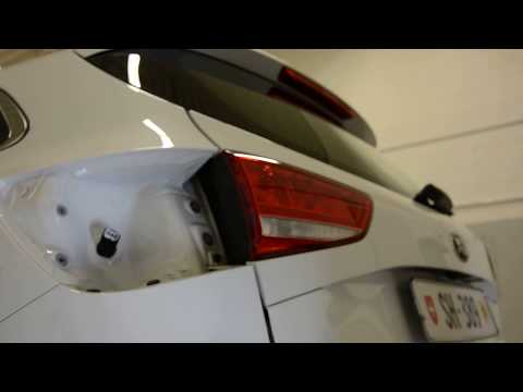 Rear tail light removal replacement Kia Cee'd interior part