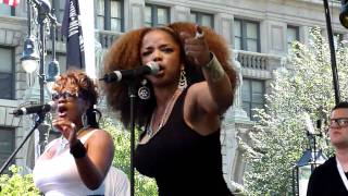 Leela James - Music - live at City Hall Park, New York City