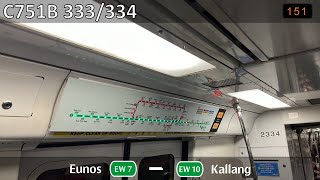 [Retired][SMRT] KNS C751B ~ 333/334 EW7 Eunos → EW10 Kallang