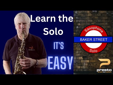 How to Play  'Baker Street' Sax Solo using the Presto Sax System