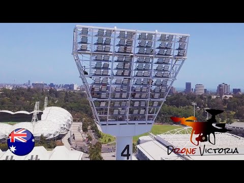 Brand New LED Lighting at the Melbourne Cricket Ground (M.C.G.) - [4K - UHD]