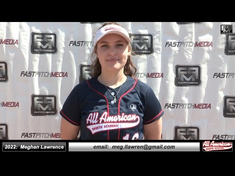 2022 Meghan Lawrence 4.04 (Weighted) GPA - Pitcher & First Base Softball Skills Video - AASA - Hood