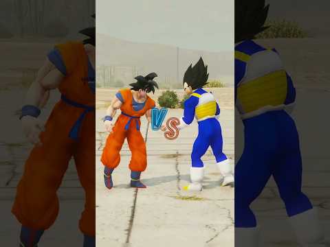 Which Team Is Very Powerful Goku Squad Vs Vegeta Squad | #short | #Shorts | #gta5