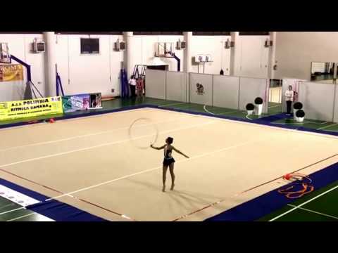 Sofia Di Gregorio prima prova serie D 11/03/2017 individuale cerchio seconde classificate