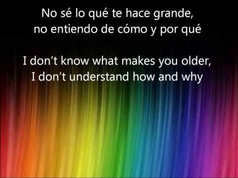 Lo que te hace grande - Vetusta Morla (Letra en español e Ingles)