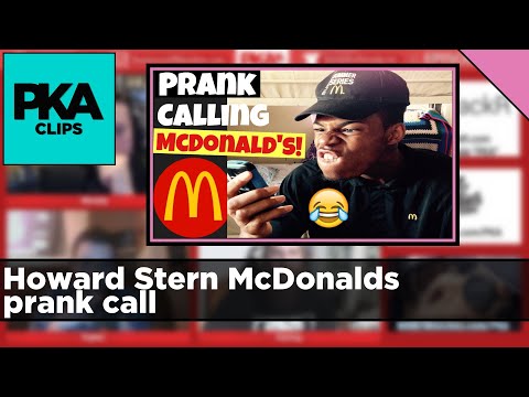 Howard Stern McDonalds prank call - PKA Clip