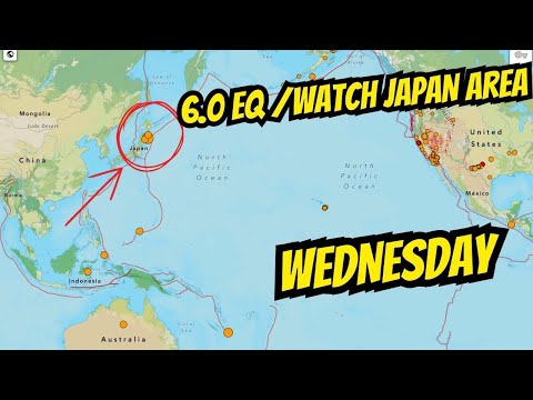 Large 6.0 Earthquake Japan Region. 4.0 EQ New Zealand. MT St Helens Earthquakes. Wednesday update.