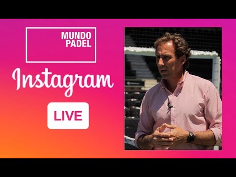 Hernán "Bebe" Auguste en Mundo Padel - Vivo Instagram 4