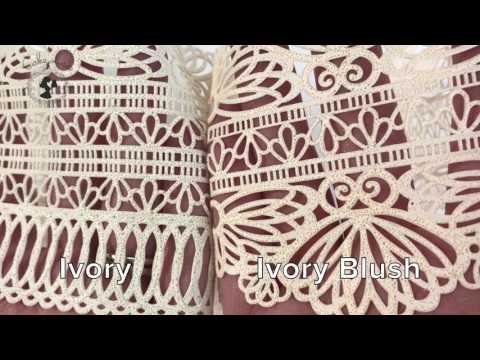 Cake Lace: Ivory & Ivory Blush