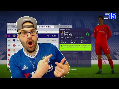 WTF LIVERPOOL OFFERS 75 MILLION FOR COURTOIS! - FIFA 18 CHELSEA CAREER MODE #15