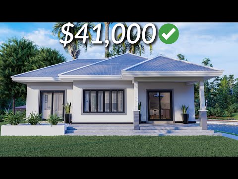 29'x39' (9x12 Meters) Totally In Love With This Cozy & Elegant House 2 bedrooms Modern House Design