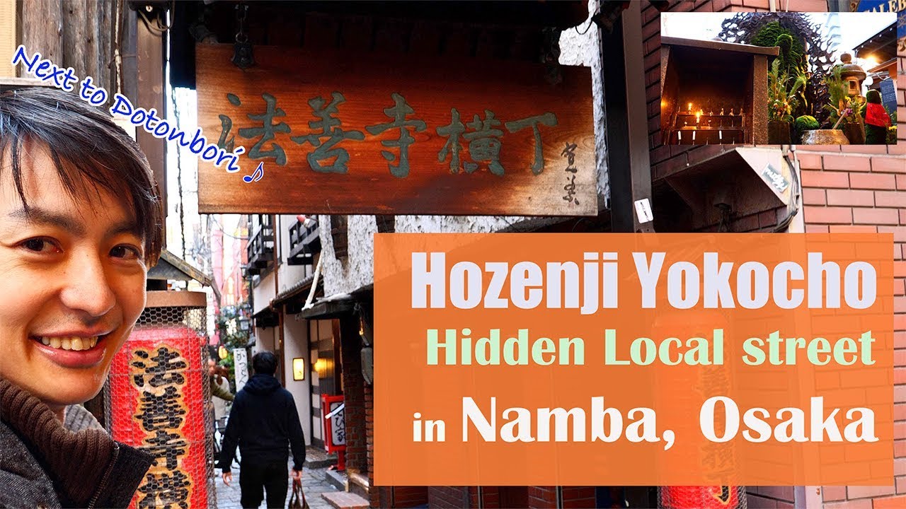 A traveler explores Hozenji Yokocho Alley in this video!