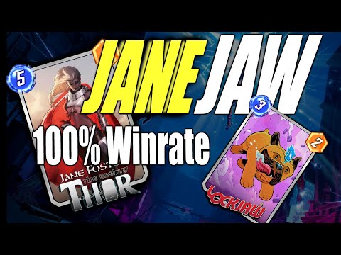 JaneJaw is EASILY the BEST DECK and the CRAZIEST comeback you've seen | Marvel Snap