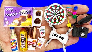 Download lagu 35 DIY MINIATURE BARBIE HACKS AND CRAFTS : MINI FOOD, GAMES AND MORE IDEAS FOR CARDBOARD HOUSE !!! mp3