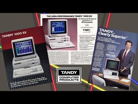 Tandy 1000SX Overview and Demonstration