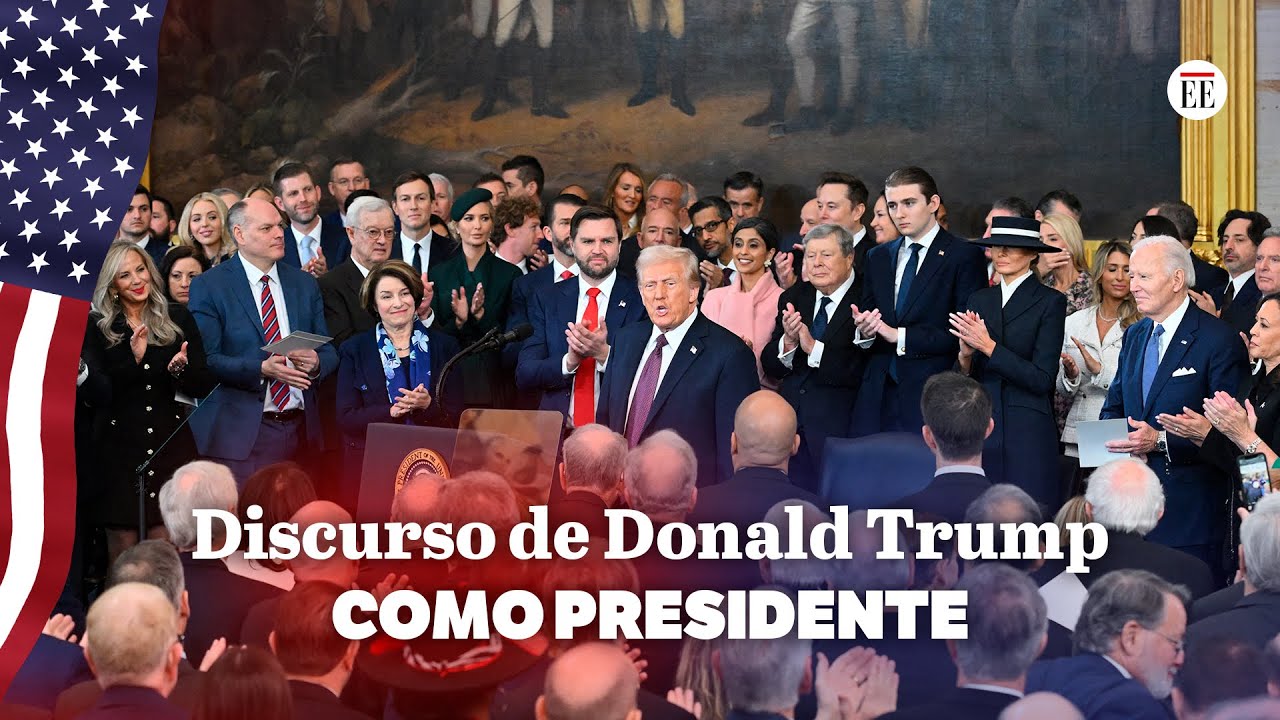 Trump finaliza su discurso como presidente: "En EE. UU. lo imposible es lo que se nos da mejor"