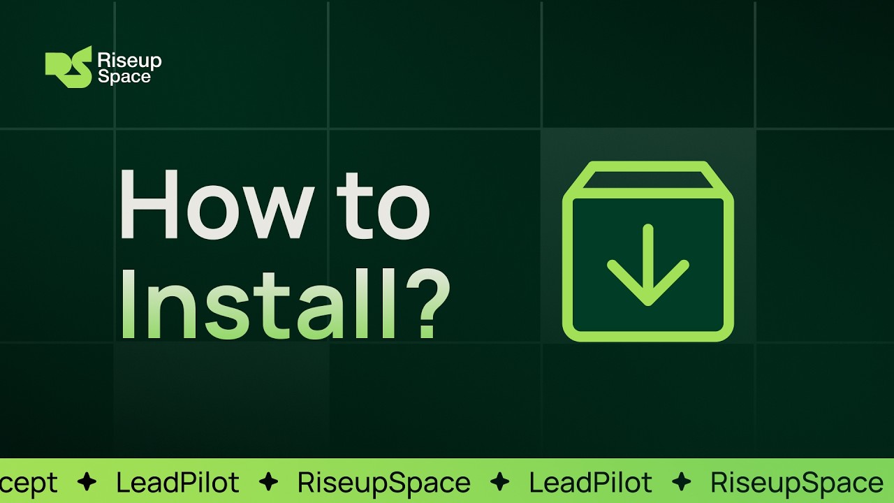 How to install LeadPilot Extension