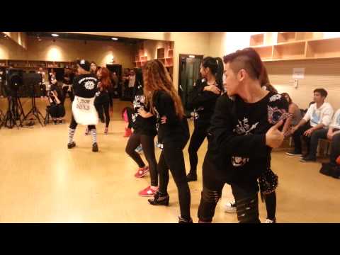 I' GENERATION Dance practice at JW Studio in Korea