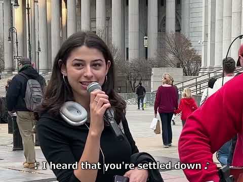 "I'm late to class, but I can sing something...."