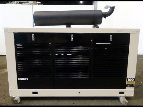 Used- Kohler 100 kW standby natural gas generator set - Stock # 45581002